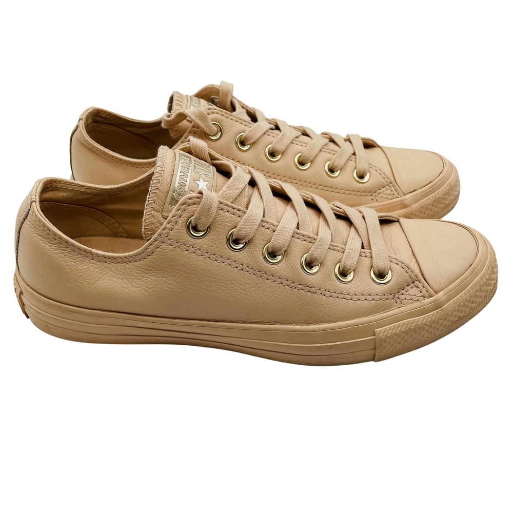 Converse Low Top Sneakers in Beige